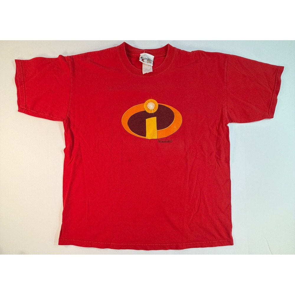 Walt Disney World Kids The Incredibles Logo Red Graphic T-Shirt Pixar